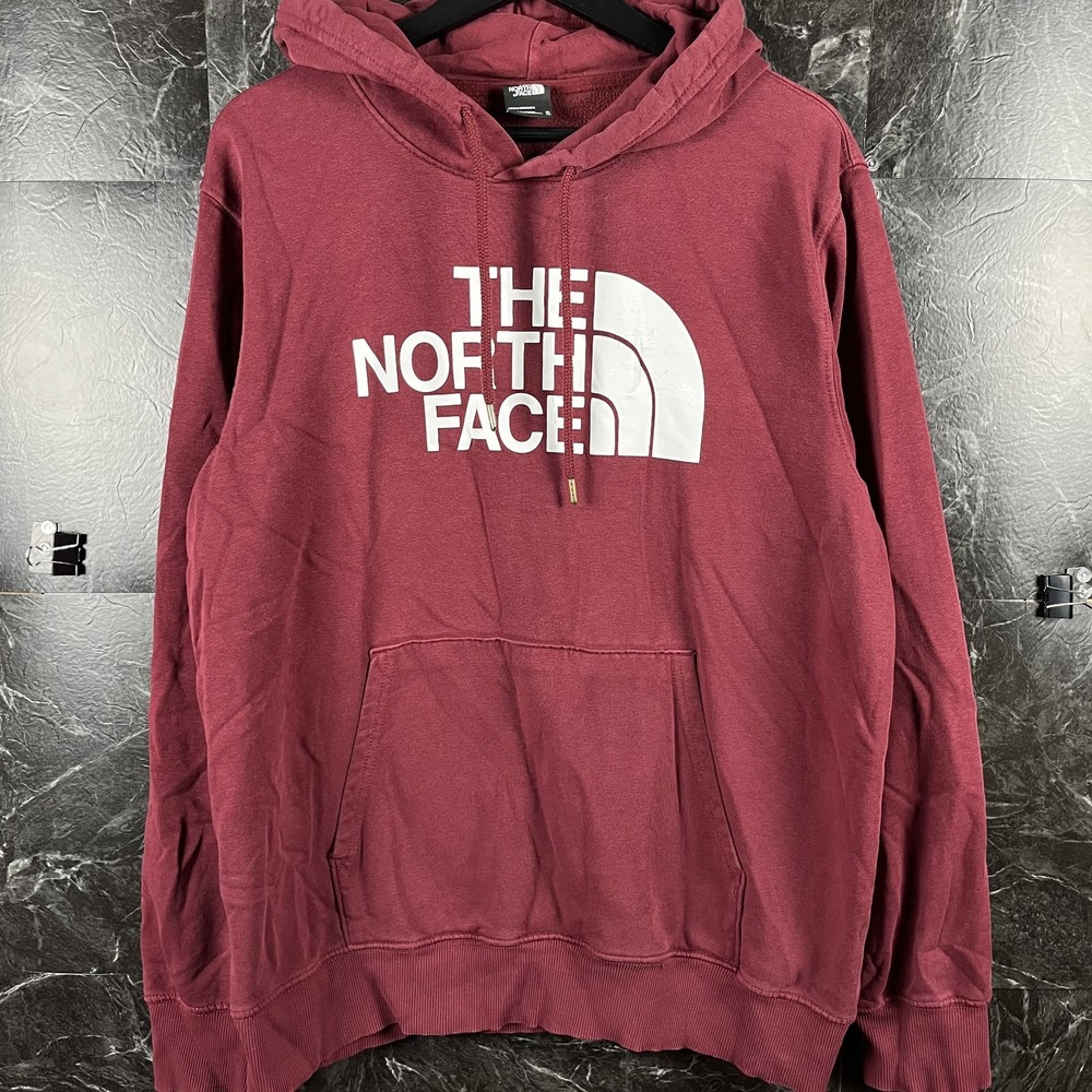 The North Face Men's Red Graphic Fleece Hoodie XL